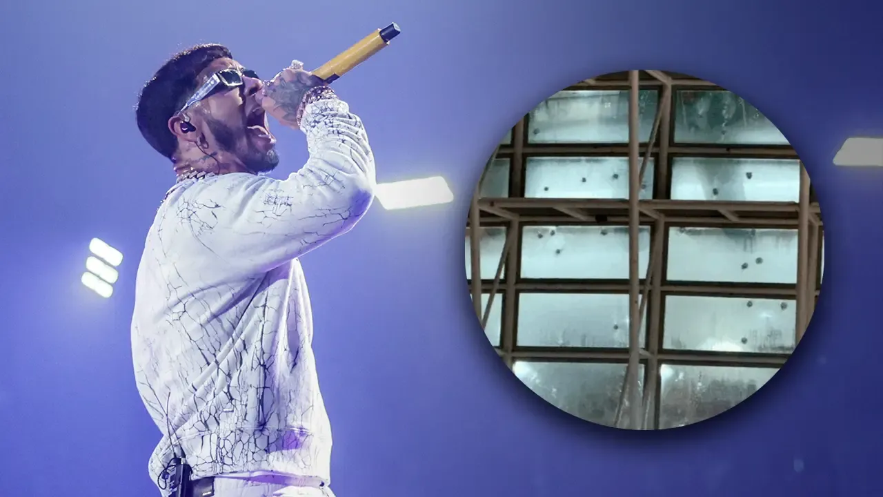 En la foto: Anuel AA, Captura del tiroteo al Choli de PR