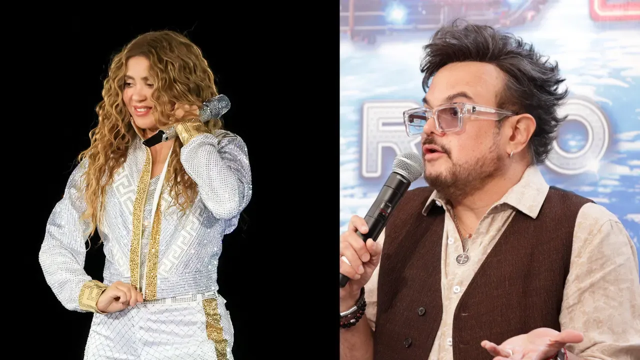 En la foto: Alex y Syntek shakira